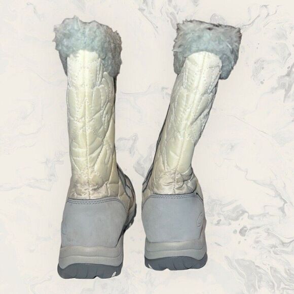 Keen Dry Warm 200 Gram Insulated Waterproof Ivory Gray Snow Boots Women Size 6 - Picture 3 of 11